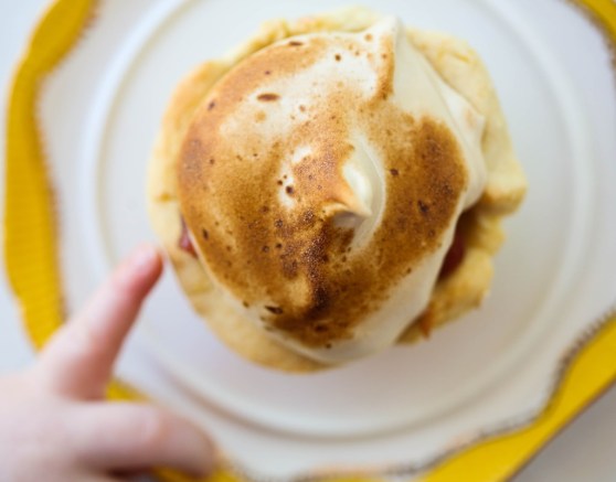 cherry meringue mini pies-6