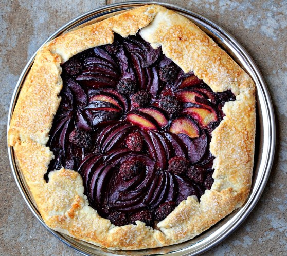 plum galette
