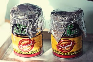 Coffee Can Brown Bread out of the oven