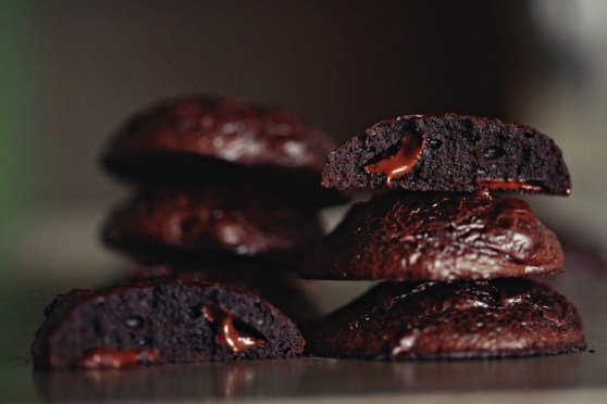 Double Chocolate Flourless Cookies