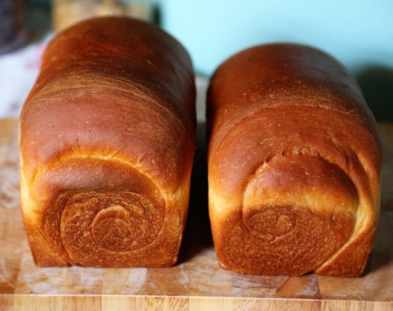 Two Loaves of Sweet, White Sandwich Bread