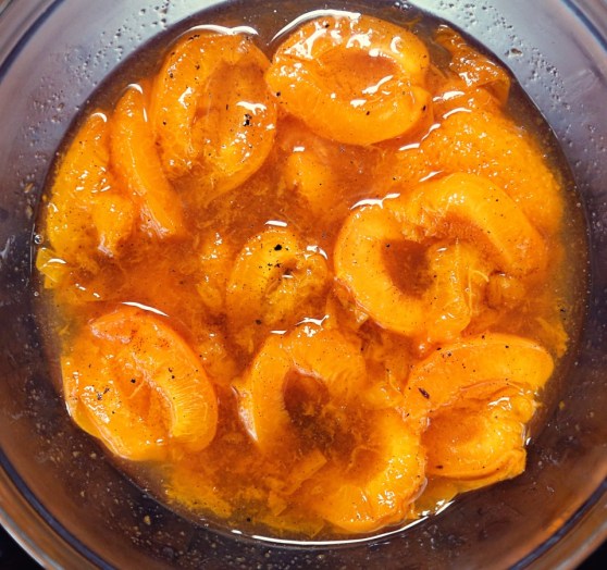 Apricots Poached in Ginger Ale
