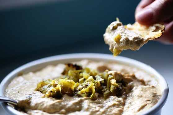 Green Chili and Caramelized Onion Dip