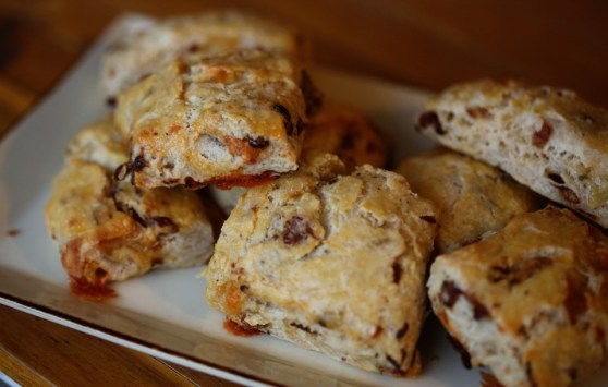 Bacon and Blue Cheese Scones