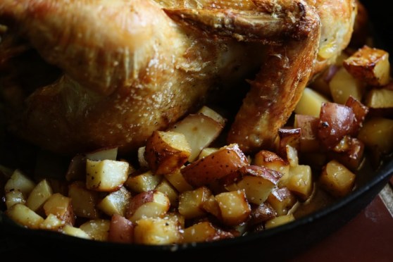 Potatoes Cooked in Chicken Fat