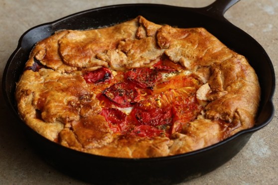 Rustic Deep Dish Tomato Pie
